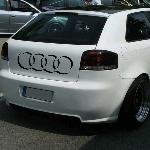Exemple de stickers muraux: Audi - Anneaux (Thumb)